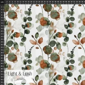 Light & Lush 24 Fall – 100% VI – Webstoffe, Farbe Cremeweiß, Braun, Grün – Bild 1