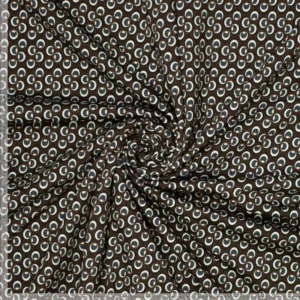 Moos Retro Balls – 95% CO / 5% EA – Jerseystoffe, Farbe Braun – Bild 1