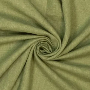Gewebtes Li, doppelt gewaschen – 100% LI – Leinenstoffe, Farbe Grün – Bild 1