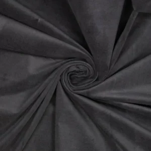 Stricksamt – 89% CO / 2% LY – Samtstoffe, Farbe Schwarz – Bild 1