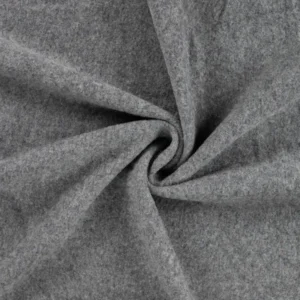 Fleece aus 100 % Merinowolle – 100% WO – Fleecestoffe, Farbe Grau – Bild 1